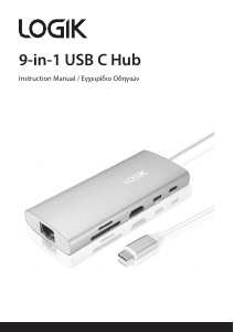 Handleiding Logik L9IN1A25K USB hub