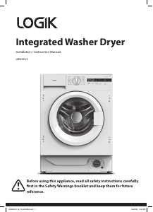 Manual Logik LI8W6D25 Washer-Dryer