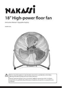 Handleiding Nakassi N18FFS25G Ventilator