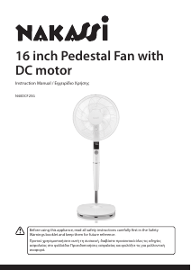 Handleiding Nakassi N40DCF25G Ventilator