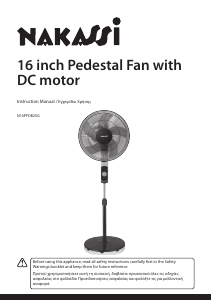 Handleiding Nakassi N16PFDB25G Ventilator