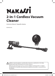 Handleiding Nakassi N350SVC25G Stofzuiger
