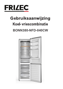 Mode d’emploi Frilec BONN380-NFD-040CW Réfrigérateur combiné