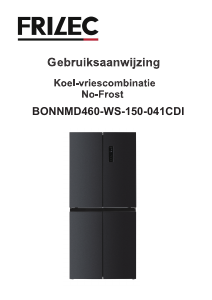 Mode d’emploi Frilec BONNMD460-WS-150-041CDI Réfrigérateur combiné