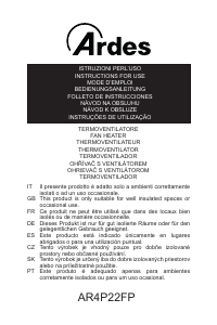 Bedienungsanleitung Ardes AR4P22FP Heizgerät
