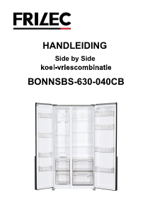 Manual Frilec BONNSBS-630-040CB Fridge-Freezer