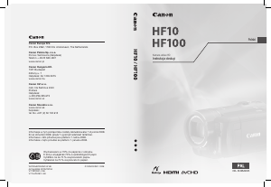 Instrukcja Canon VIXIA HF10 Kamera