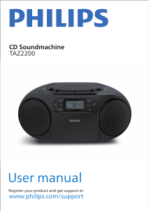 Handleiding Philips TAZ2200 Stereoset