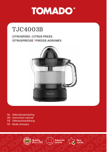 Mode d’emploi Tomado TJC4003B Presse-agrumes