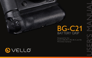 Handleiding Vello BG-C21 Battery grip