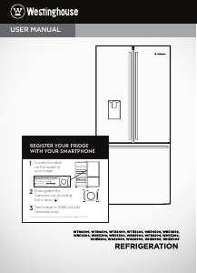 Manual Westinghouse WFB4204SC-R Freezer