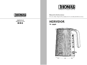 Manual de uso Thomas TH-4343N Hervidor