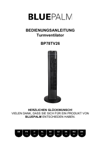Mode d’emploi Bluepalm BP78TV26 Ventilateur