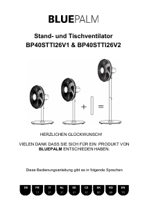Handleiding Bluepalm BP40STTI26V1 Ventilator