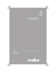 Manual de uso Mabe FDHM200BY2 Congelador