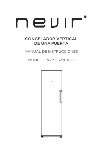 Bruksanvisning Nevir NVR-5622CVSD Frys