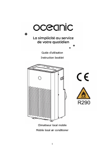 Mode d’emploi Oceanic OCEACLIMR140W2 Climatiseur