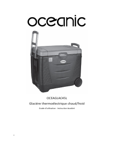 Mode d’emploi Oceanic OCEAGLAC45L Glacière