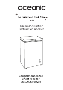 Mode d’emploi Oceanic OCEACCF99W2 Congélateur