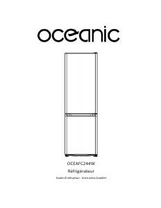 Bruksanvisning Oceanic OCEAFC244W Kyl-frys