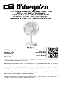 Manual Orbegozo TF 1016 Fan