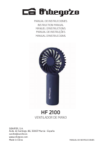 Manual Orbegozo HF 2100 Fan