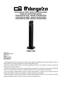 Manual de uso Orbegozo TWM 3100 Ventilador