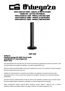 Manual Orbegozo TWM 1050 Ventilador
