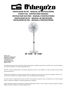 Mode d’emploi Orbegozo SF 1340 Ventilateur