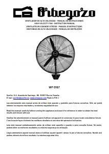 Manual Orbegozo WF 0167 Ventilador