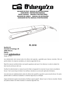 Mode d’emploi Orbegozo PL 3510 Lisseur