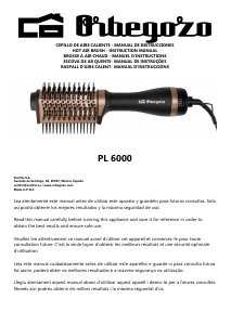 Manual Orbegozo PL 6000 Hair Styler