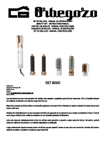 Manual Orbegozo SET 8000 Modelador de cabelo