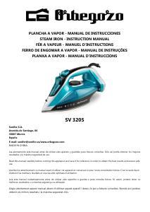 Manual de uso Orbegozo SV 3205 Plancha