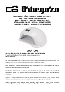 Manual Orbegozo LUD 1000 Secador de unhas