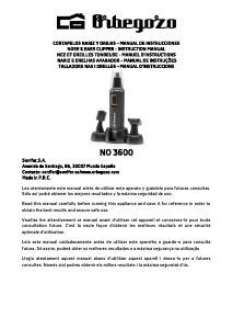 Manual Orbegozo NO 3600 Nose Hair Trimmer
