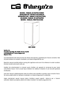 Mode d’emploi Orbegozo NCO 3090 Réfrigérateur