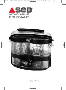 Bedienungsanleitung SEB VS700100 Vitacuisine Gourmand Dampfkocher