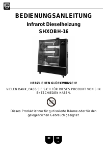 Bedienungsanleitung SHX SHXOBH-16 Heizgerät