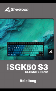 Bedienungsanleitung Sharkoon Skiller SGK50 S3 Ultimate Rev2 Tastatur