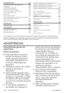 Manual Smeg SISL7955MB Placa