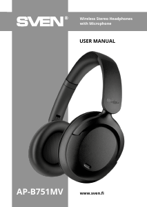 Handleiding Sven AP-B751MV Headset