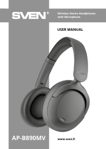 Handleiding Sven AP-B890MV Headset