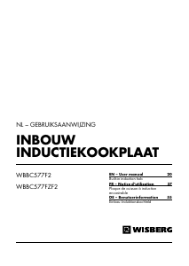 Handleiding Wisberg WBBC577F2 Kookplaat