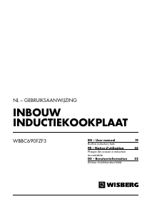 Handleiding Wisberg WBBC690FZF3 Kookplaat
