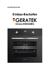 Bedienungsanleitung Geratek Girona EB9310BG Backofen