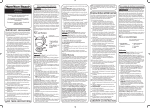 Manual de uso Hamilton Beach 40932 Hervidor
