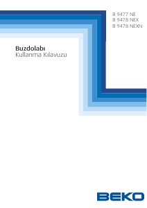 Kullanım kılavuzu BEKO B 9477 NE Donduruculu buzdolabı