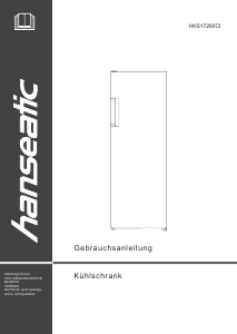 Bedienungsanleitung Hanseatic HKS17260CI Kühlschrank