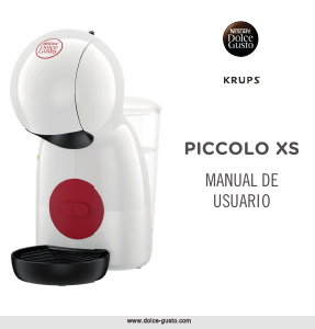 Manual de uso Krups KP1133MAN Nescafé Dolce Gusto Piccolo XS Máquina de café